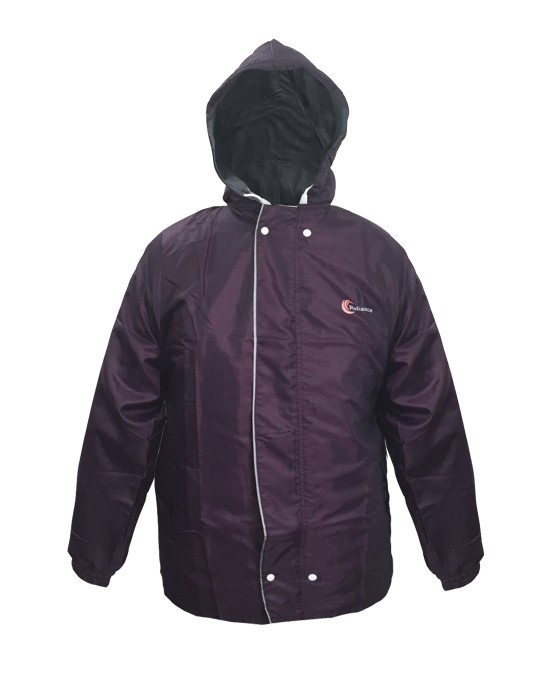 Challanger mens raincoat set with carry bag purple
